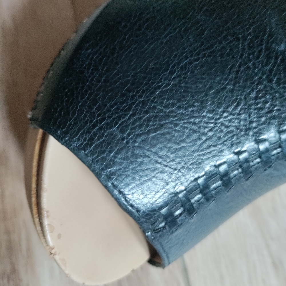 Dansko Olivia Platform Leather Sandals Brazil 9 - Picture 6 of 6
